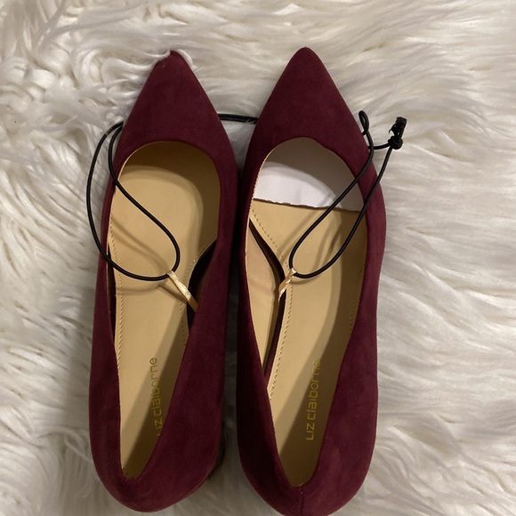 Liz Claiborne very unique women shoes suede and heel 2” size 8M - Picture 10 of 12